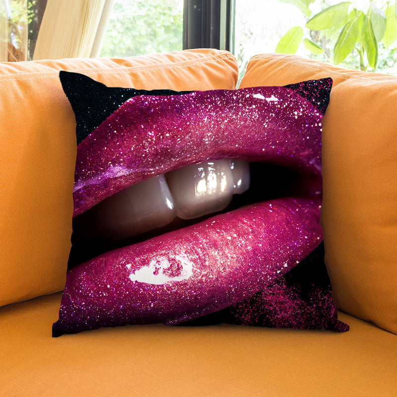 Tip of my Louie Tongue Throw Pillow By Jodi Pedri