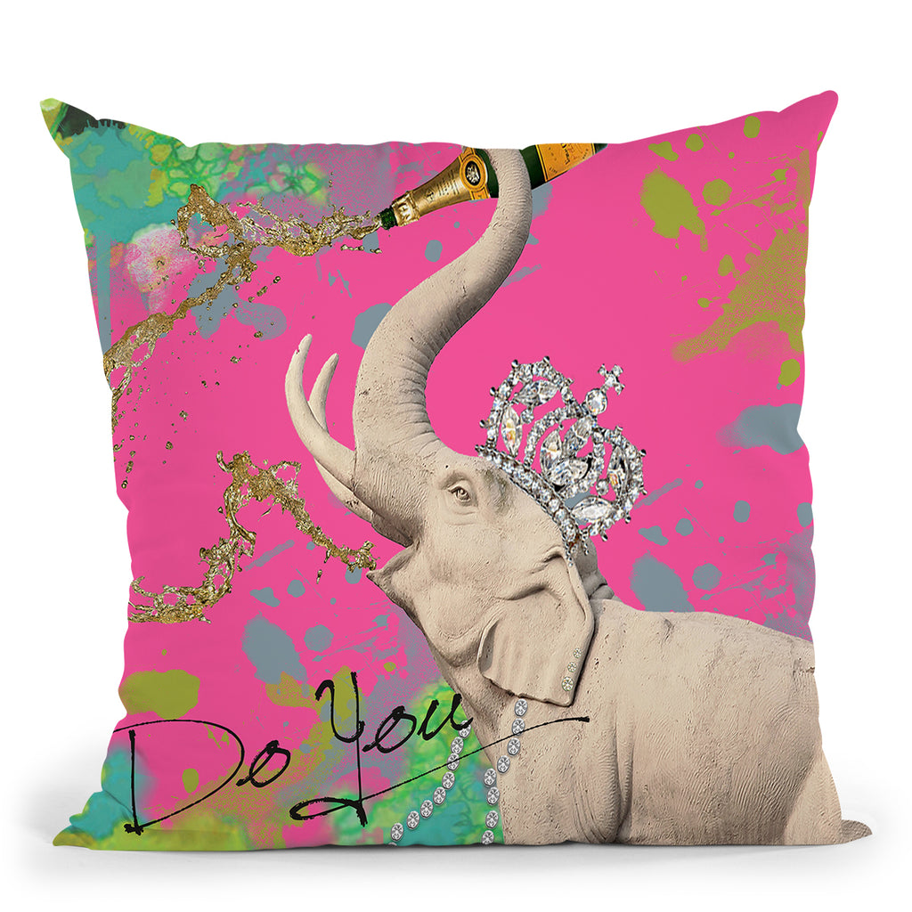 Tip of my Louie Tongue Throw Pillow By Jodi Pedri