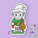 Christmas Color Your Own Elf Pillow