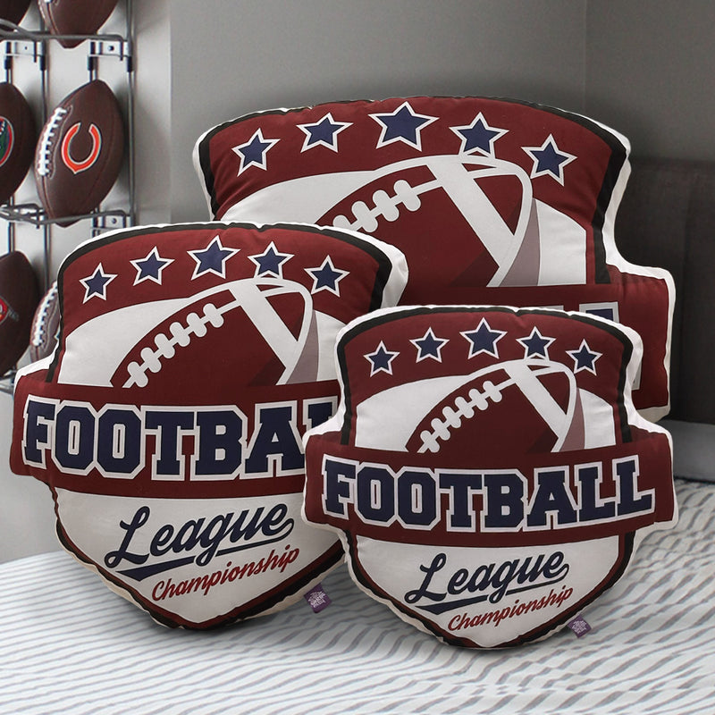 Football Custom Shaped Pillow