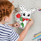 Easter Bunny Coloring Pillow