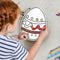 Decorative Easter Egg Coloring Pillow