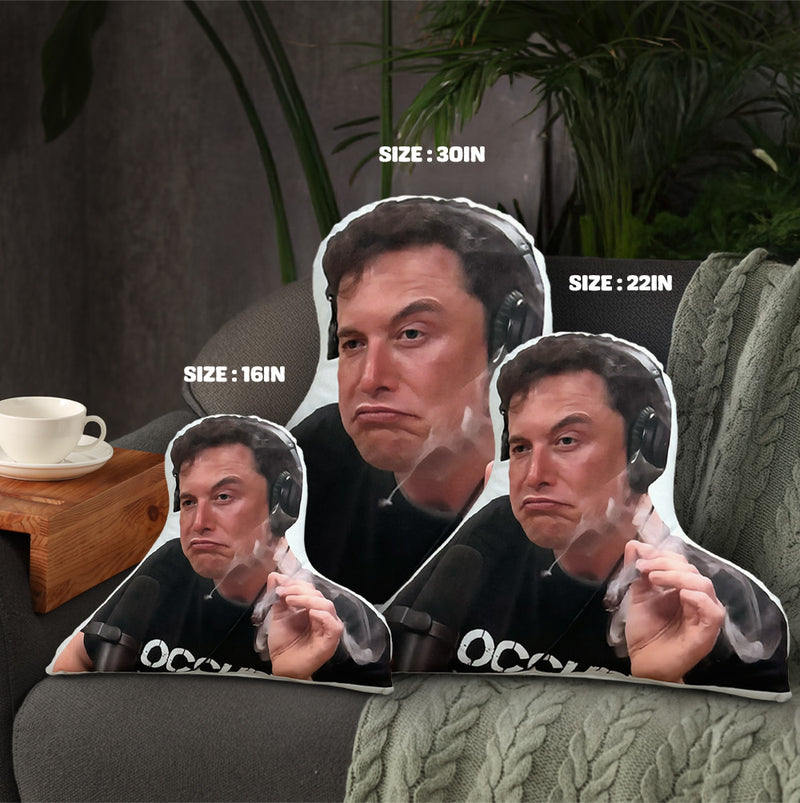 Elon Musk Meme Pillow – Iconic Podcast Moment