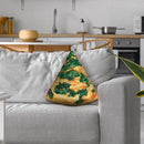 Spinach Pizza Slice Throw Pillow By All About Vibe