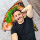 Pizza Slice Throw Pillow By All About Vibe