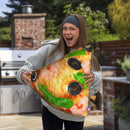 Pizza Slice Throw Pillow By All About Vibe