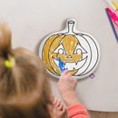 10" Halloween Jack-o’-Lantern Coloring Pillow