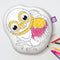 10" Baby Owl Coloring Pillow