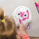 10" Bunny Coloring Pillow