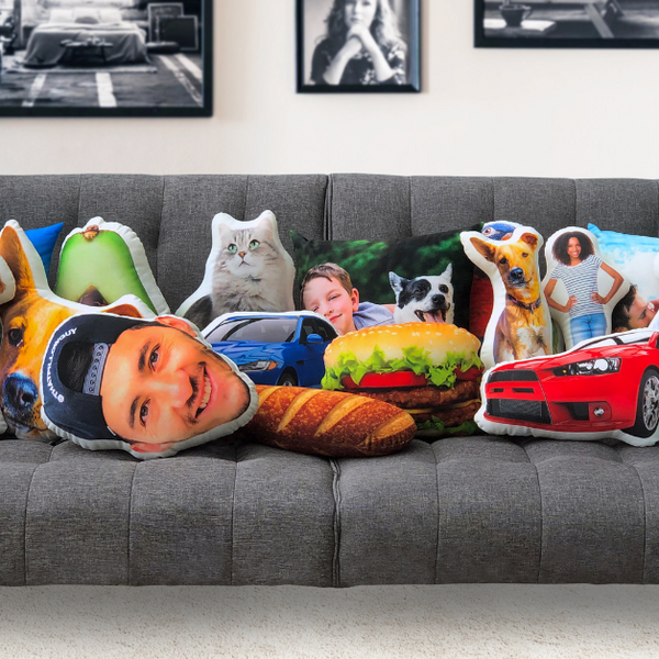 Custom Shaped Face Pillow - Made In USA – All About Vibe