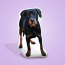 Rottweiler Custom Shaped Pillow