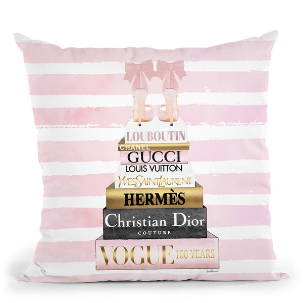 Louis Vuitton Inspired Pillow Cover Decorative Pillow Black Beige Pillow  Fashion Pillow Home Decor Couture LV Pink Clas…