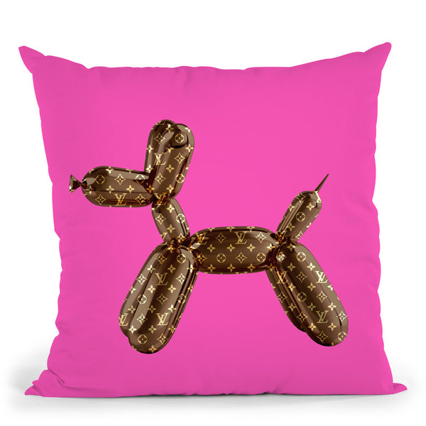 Throw Pillow Crafted From Vintage Louis Vuitton