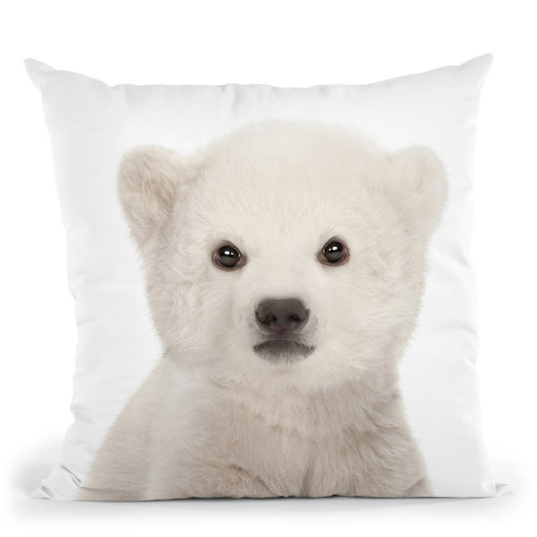 Polar White Throw Pillow