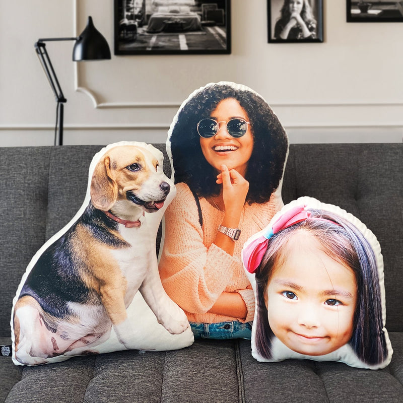 Custom Shaped Face Pillow - Made In USA – All About Vibe